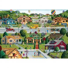  Puzzle 1000 pièces : Galerie Hometown - Bungalowville