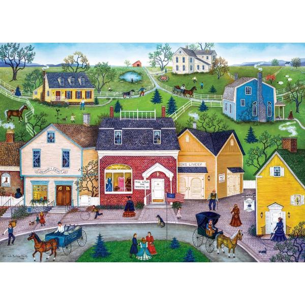 Puzzle 1000 pieces : Hometown Gallery - The Dress Shop  - Masterpieces-71934