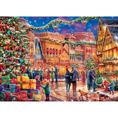 Puzzle 1000 pieces : Holiday - Village Square 