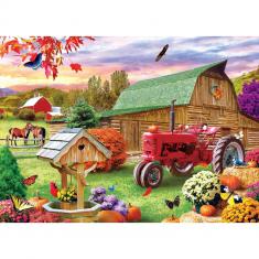 Puzzle 1000 pieces : Farm & Country - Harvest Ranch 