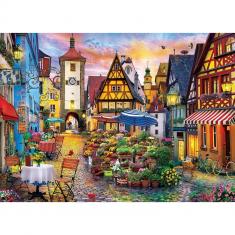  Puzzle 1000 Teile: Farblandschaften – Bayerischer Blumenmarkt