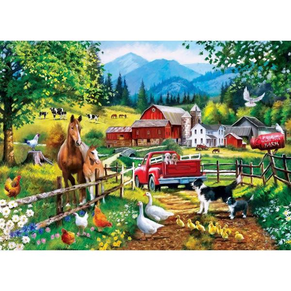 Puzzle 1000 pieces : Art Gallery - White Dove Farm  - Masterpieces-72163