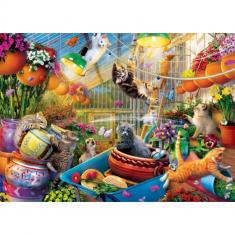  Puzzle 1000 pièces : Cherche et trouve - Greenhouse Gone Wild