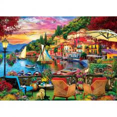  Puzzle de 1000 piezas: Paisajes cromáticos - Parco Giochi Italiano