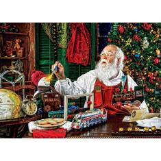  Puzzle 1000 Teile: Feiertage – Santas Werkstatt