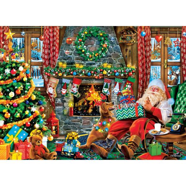  Puzzle 1000 pièces : Vacances - Cherche et trouve - Surprise de Noël - Masterpieces-72299