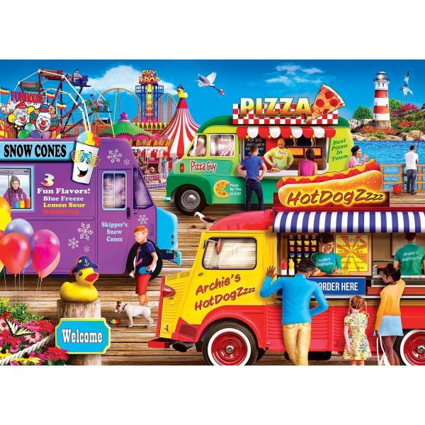 Puzzle 1000 pieces : Food Truck - Carnival Treats  - Masterpieces-72331