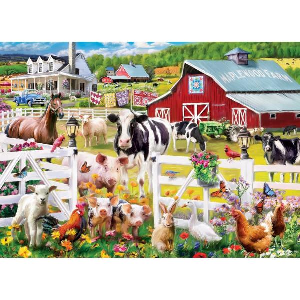  Puzzle 1000 pièces : Farm & Country - Week-ends à la ferme - Masterpieces-72336