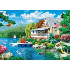  Puzzle 3000 pièces : Collection Signature - Souvenirs au bord du lac