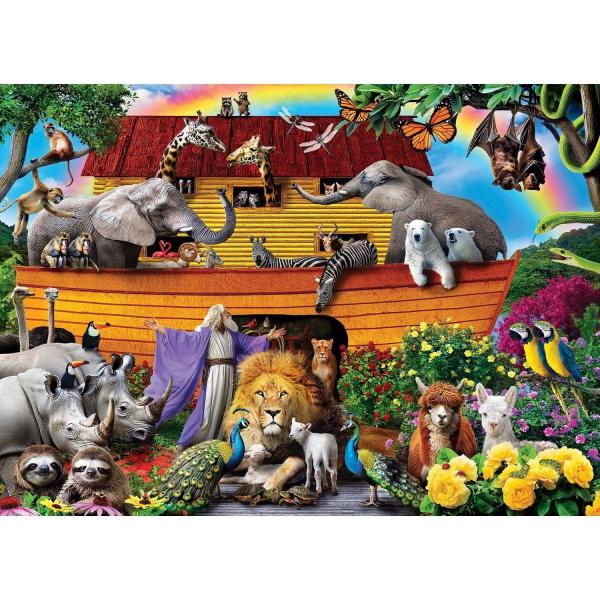  Puzzle 1000 pièces : Inspiration - Les aventures de l'arche de Noé - Masterpieces-72427