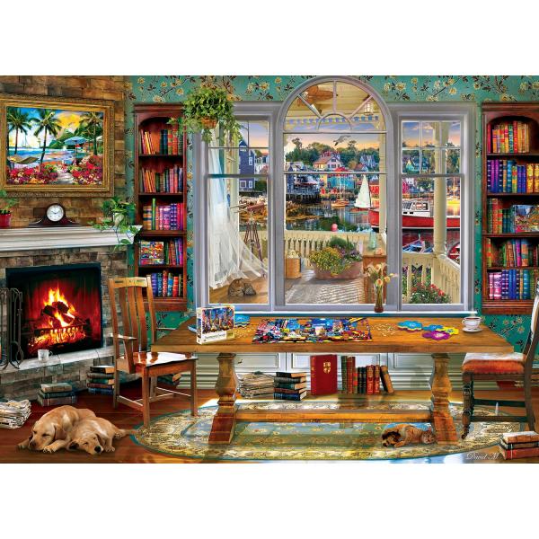  Puzzle 1000 pièces : MasterPiece Gallery - Un après-midi déroutant - Masterpieces-82130,01