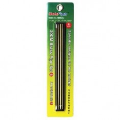 Set Nr. 4: Messingrohre 20cm, 4 verschiedene Typen