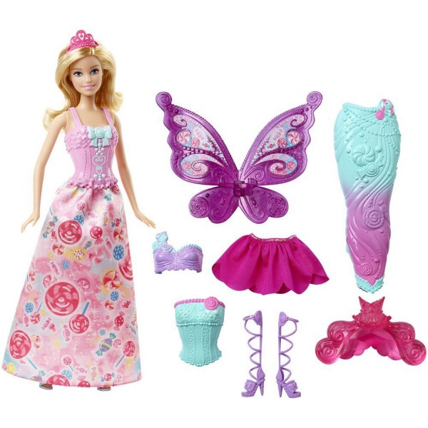 Poupée Barbie : Féérie 3 en 1 - Mattel-DHC39