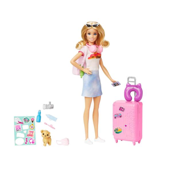 Barbie doll: Barbie travels - Mattel-HJY18