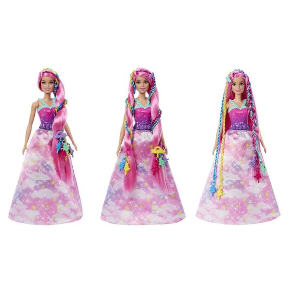 Poupée Barbie Tresses Magiques - Mattel-HNJ06