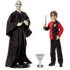 Pack: muñecos Voldemort y Harry Potter
