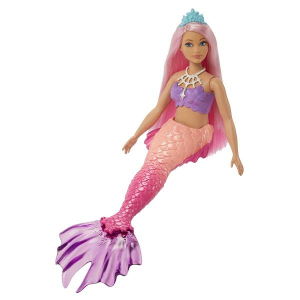 Muñeca Barbie Sirena Coral - Mattel-HGR09
