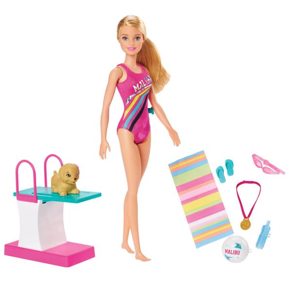 Coffret Barbie Natation - Mattel-GHK23