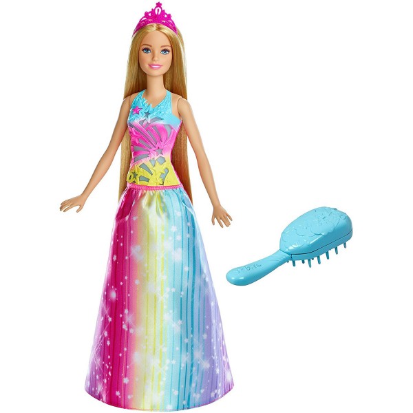 Poupée Barbie : Princesse Arc-en-Ciel Sons et Lumières - Mattel-FRB12