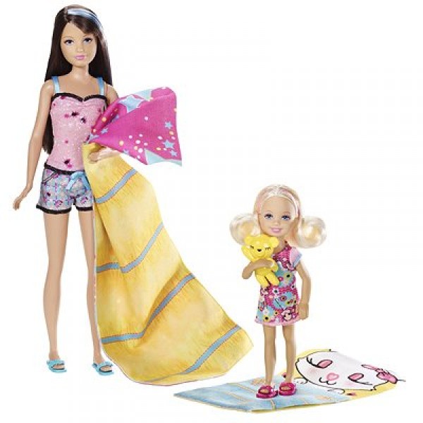 Barbie - Barbie et ses soeurs : Chelsea et Skipper à la belle étoile - Mattel-T7427-V4397