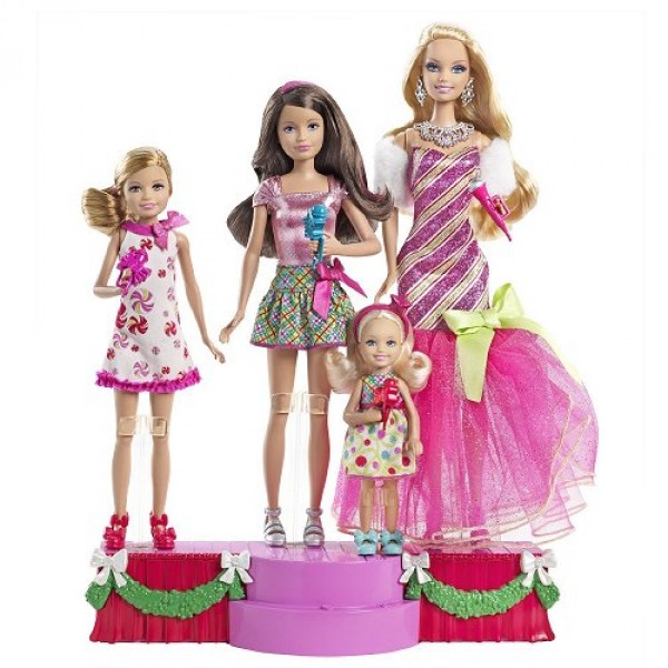 Barbie - Barbie et ses soeurs : Noël merveilleux - Mattel-W2990