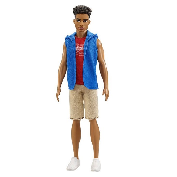 Barbie : Ken Fashionistas : Ken brun Tenue sportive - Mattel-DWK44-DWK46