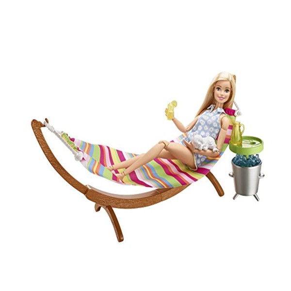 Barbie accessoires : le Hamac - Mattel-DXB69-1