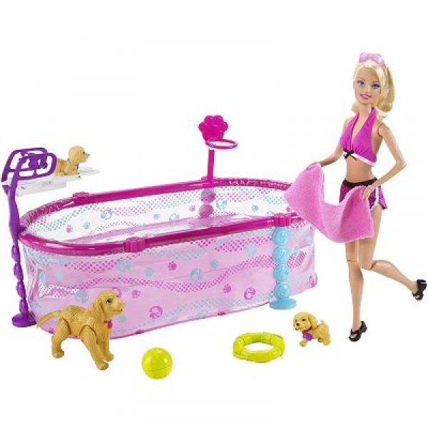 Barbie et les chiots nageurs - Mattel-T2706