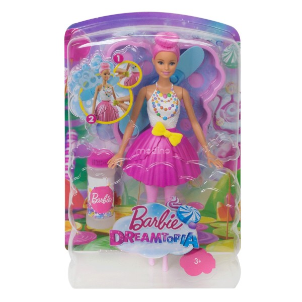 Barbie Dreamtopia : Bulles féeriques jupe rose - Mattel-DVM94-2
