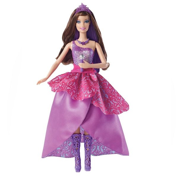 Barbie La Princesse et la Pop Star : Keira princesse 2 en 1 - Mattel-X8755