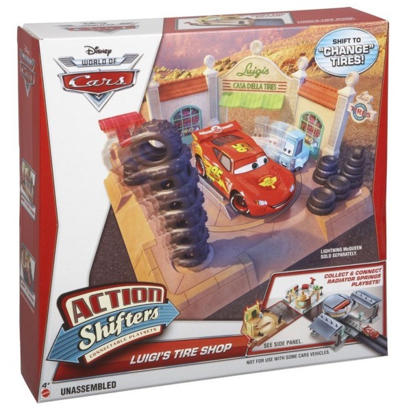 Circuit Cars : Boutique de pneus de Luigi - Mattel-BDF62-BDF78