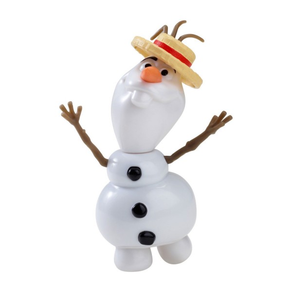 Figurine chantante La Reine des Neiges : Olaf (En été) - Mattel-CJW68