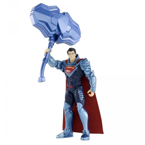 Figurine Superman classique avec massue - Mattel-Y0791-Y0792