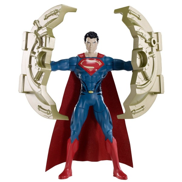 Figurine Superman Power Attack Deluxe : Attaque en force - Mattel-Y0808-Y0810