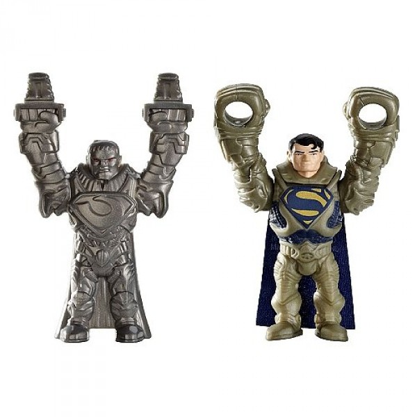 Figurine Superman Quickshot : Ultra héros vert et bleu - Mattel-Y0784-Y0785-2-Y0790