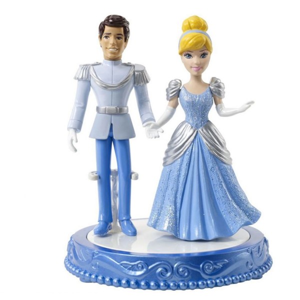 Figurines Mini Cendrillon et son prince - Mattel-X2839
