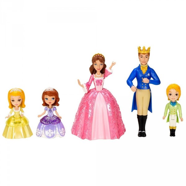 Figurines Princesse Sofia : La famille royale - Mattel-CKB29