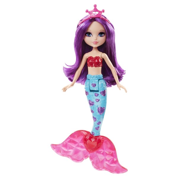 Petite sirène multicolore Barbie : Cheveux violets - Mattel-DNG07-DNG09
