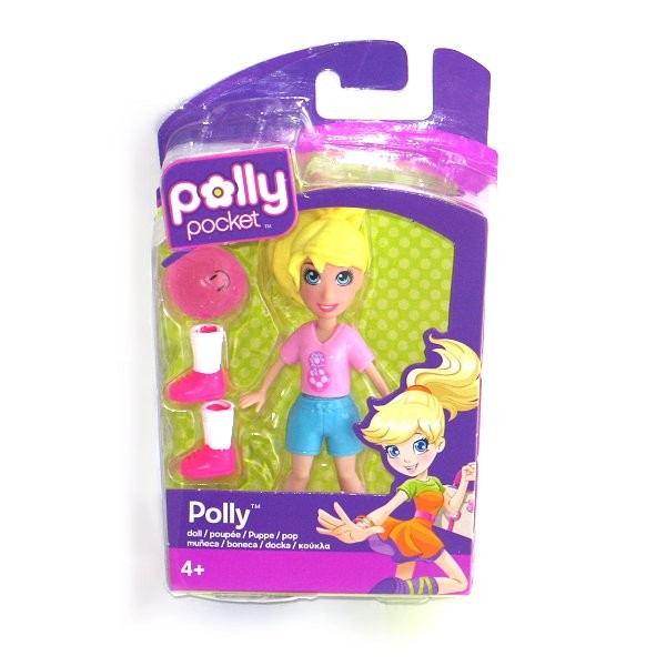 Polly Pocket La p'tite Polly : Polly bermuda bleu - Mattel-K7704-V0980