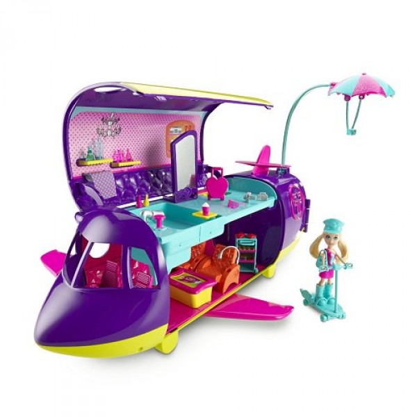 Polly Pocket Le jet de Polly - Mattel-W1771