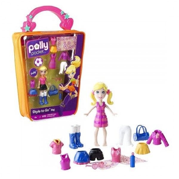 Polly Pocket Style to Go : Polly - Mattel-T7087-V0976