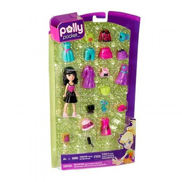 Polly Pocket - Tenues tendances - Crissy pop mode - Mattel-W1308-V0888