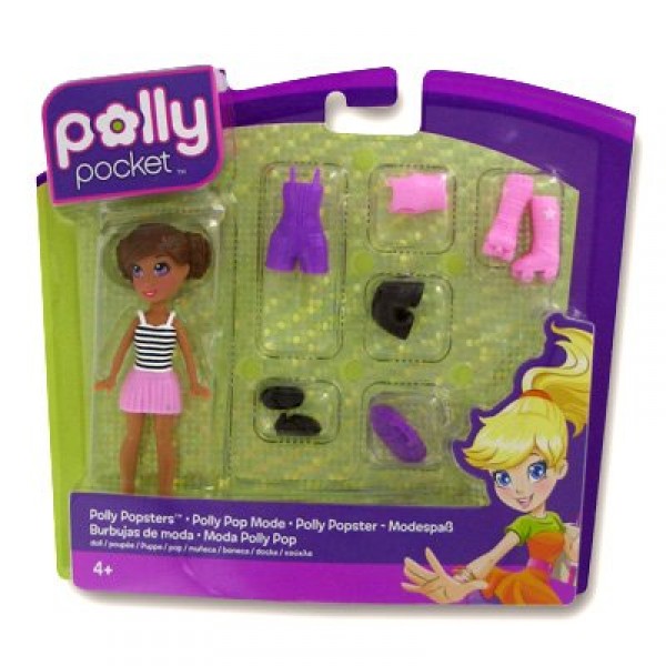 Polly Pocket Tenues tendances Shani : Robe et roller - Mattel-W1307-V0890