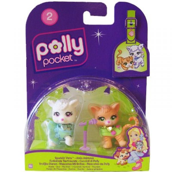Polly Pocket - Duo Animaux : Mouton et Tigre - Mattel-P7289-M6586