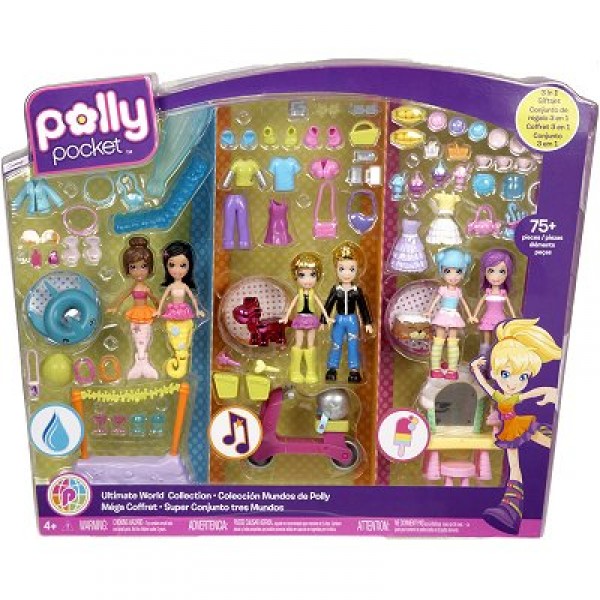 Polly Pocket - Mega coffret Polly - Mattel-T4252