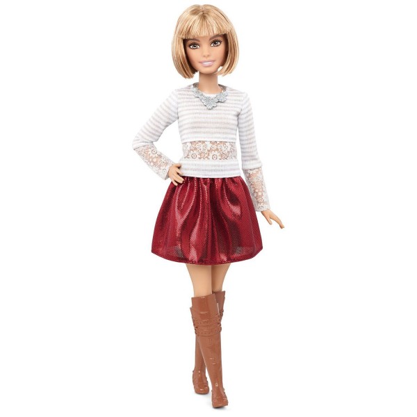 Poupée Barbie Fashionistas : Cheveux blonds coupe carré - Mattel-DGY54-DMF25