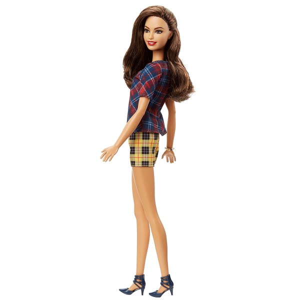 Poupée Barbie fashionistas : Short écossais - Mattel-FBR37-DVX74