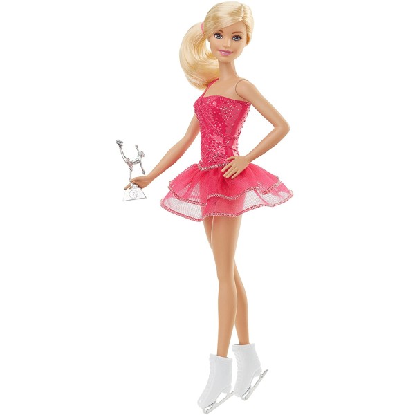 Poupée Barbie - Métiers de rêve : Patineuse artistique - Mattel-DVF50-FFR35