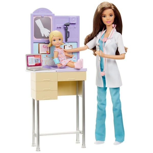 Poupée Barbie : Pédiatre - Mattel-DKJ12