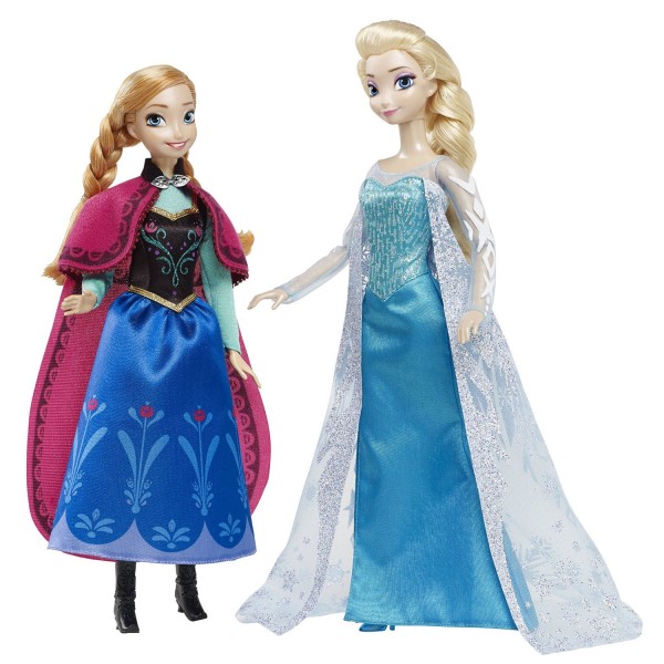 Poupée Disney Classique Collection : La Reine des Neiges : Anna et Elsa d'Arendelle - Mattel-CKL63